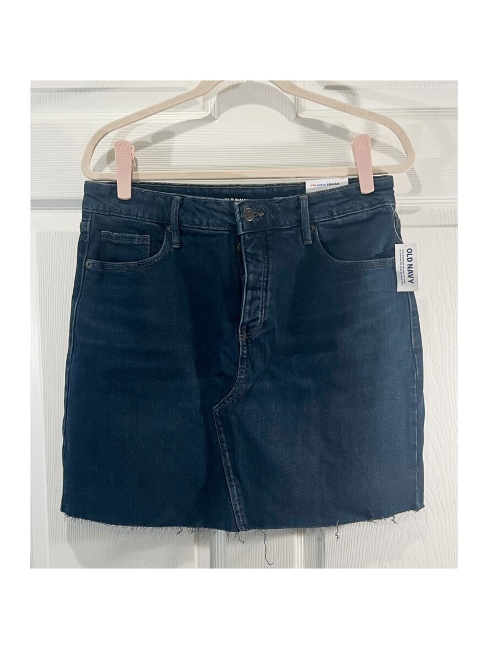Dark Wash Denim Mini Skirt